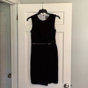 Vince Camuto Black/White Jersey Dress